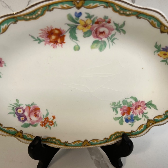 Vintage Old Staffordshire -Johnson Brothers England Oval 8” China Serving Dish - Picture 2 of 6